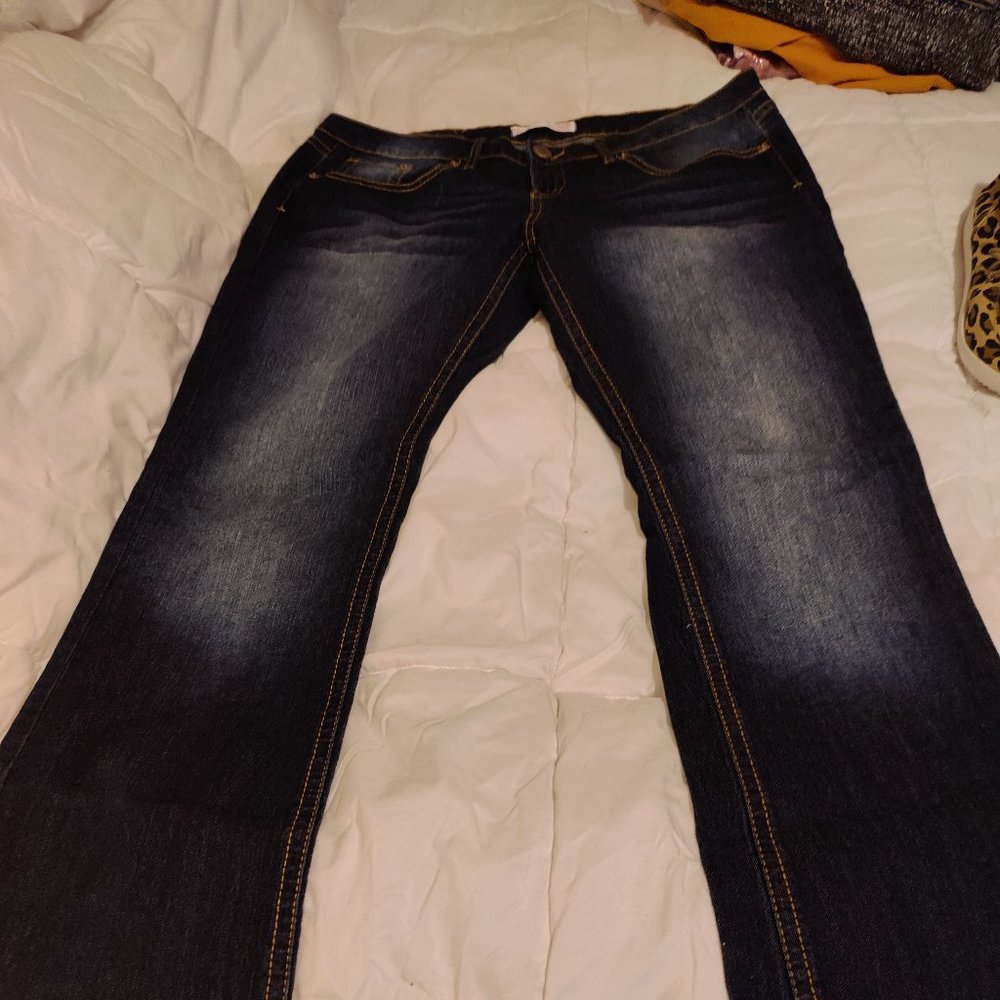 Dark Wash No Boundaries Boot Cut Jeans